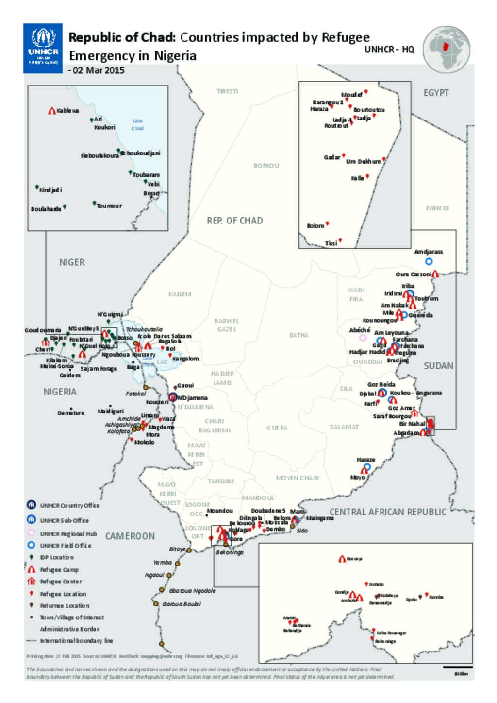 Document - Republic of Chad: Countries impacted by Refugee - Emergency ...